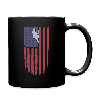 Electrician Flag Electricity - Full Colour Mug - black - Right
