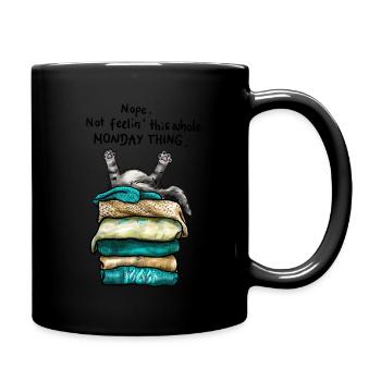 Für Jasper ist jeder Tag ein Sonntag - Tasse einfarbig - Schwarz - Rechts