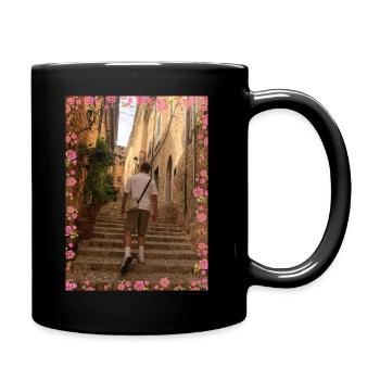 Summer Vibes - Tasse einfarbig - Schwarz - Rechts