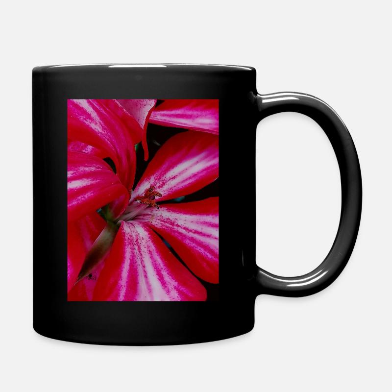 Pink Blossom - Tasse einfarbig - Schwarz
