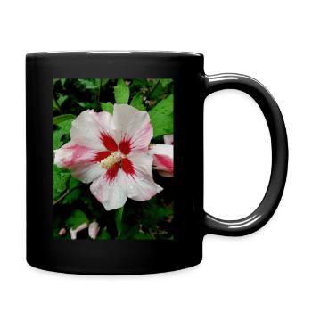 Belle fleur - Mug uni - noir - Droite