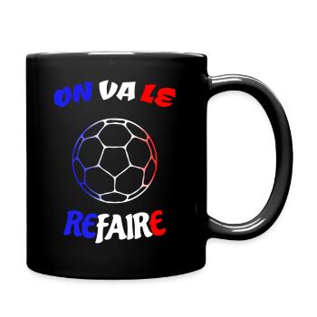 Supporters français - Mug uni - noir - Droite
