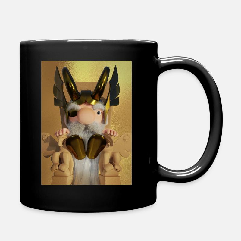 XList Wikingergott Odin - Tasse einfarbig - Schwarz