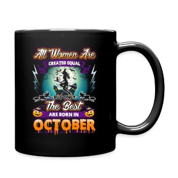 halloween birthday best are women born in october - Full Colour Mug - black - Right