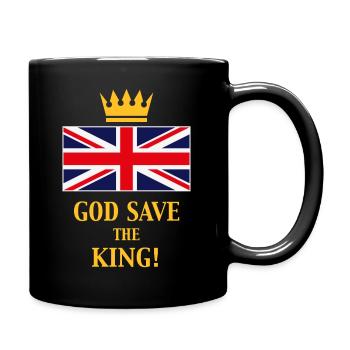 God Save The King! (England / Great Britain / 4C) - Full Colour Mug - black - Right