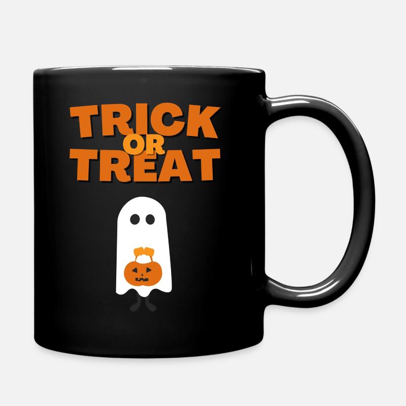 Halloween Trick or Treat - Full Colour Mug - black