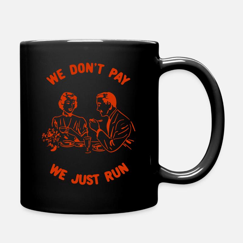 nous venons de courir - Mug uni - noir