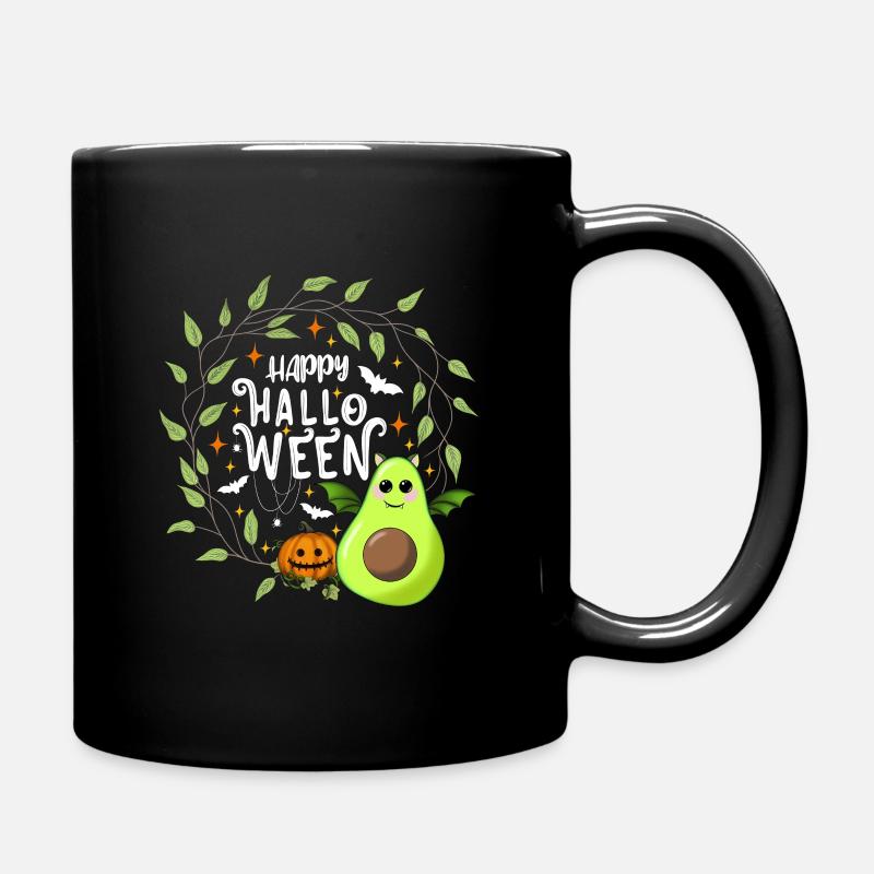 Joyeux Halloween Avocat blanc - Mug uni - noir