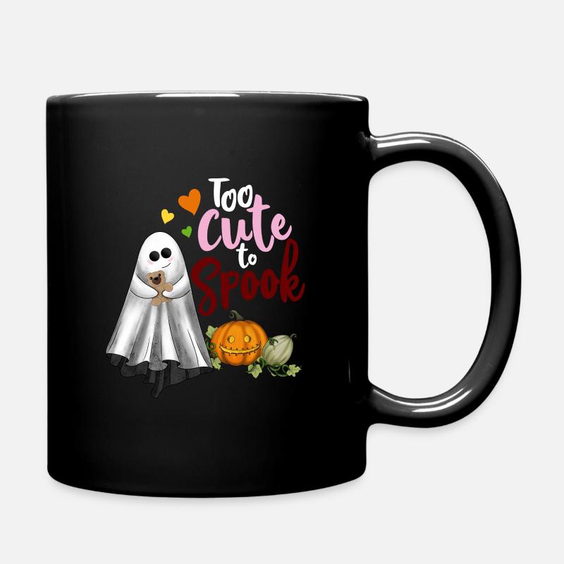 Trop mignon pour effrayer le fantôme blanc - Mug uni - noir