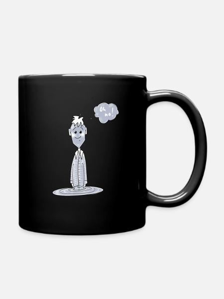 oh no! - Full Colour Mug - black