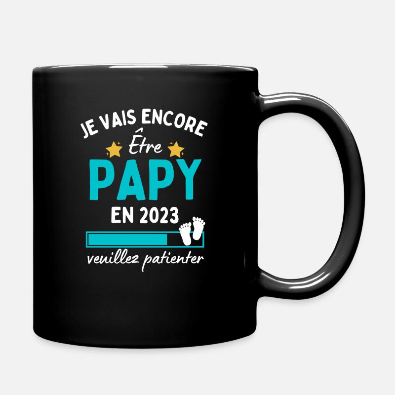 Je vais encore Être Papy en 2023 Cadeau Futur Papi - Mug uni - noir