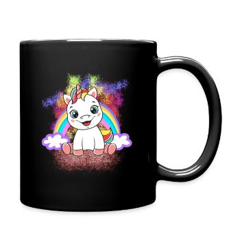 Unicorn Baby - Full Colour Mug - black - Right