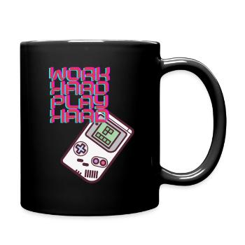 Game Boy - Tasse einfarbig - Schwarz - Rechts