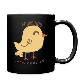 Chick 100% Couillu - Full Colour Mug - black - Right