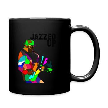 Jazzed Up - Full Colour Mug - black - Right