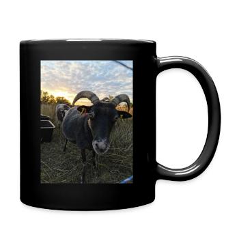 goat mit swag - Tasse einfarbig - Schwarz - Rechts