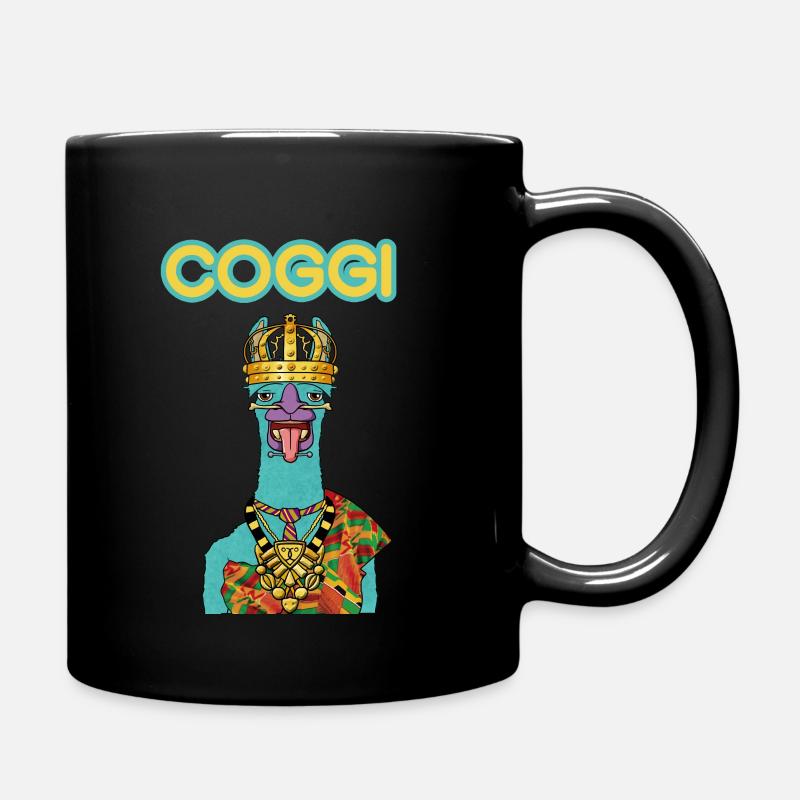 COGGI AFRIKANISCHER KÖNIG - Tasse einfarbig - Schwarz