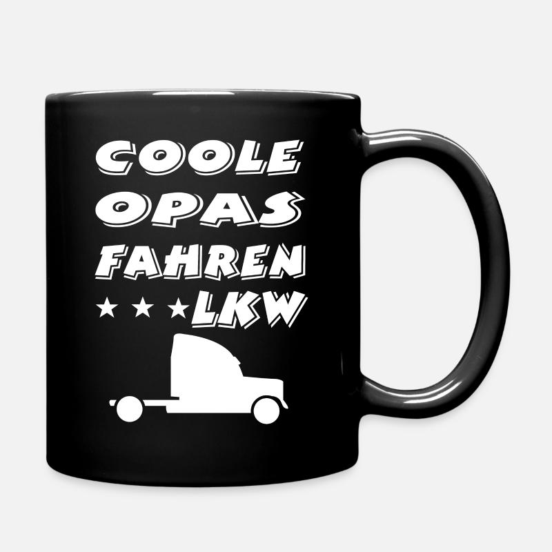LKW - Tasse einfarbig - Schwarz