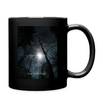 Lost in the Night - Tasse einfarbig - Schwarz - Rechts
