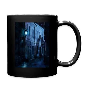 Regenreiche Küsse - Tasse einfarbig - Schwarz - Rechts