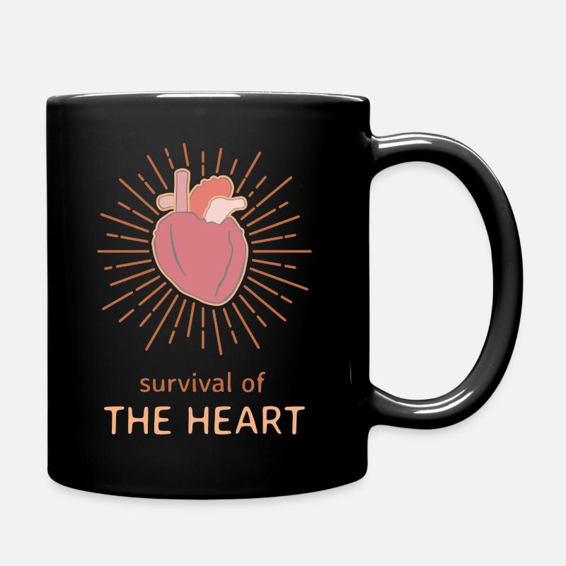 Survie du cœur - Fittness Passion Love - Mug uni - noir