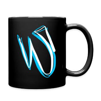 Geschenkidee für Kalligrafiesüchtigen - Tasse einfarbig - Schwarz - Rechts
