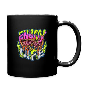 Enjoy Life now - Full Colour Mug - black - Right