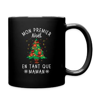 Mon Premier Noël en tant que Maman Cadeau Humour - Mug uni - noir - Droite