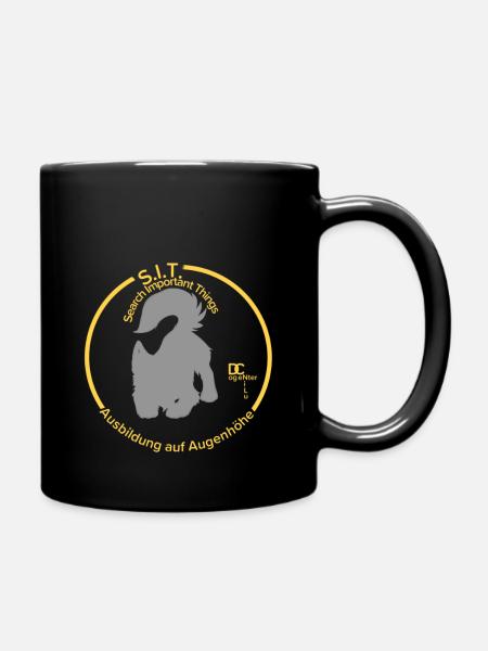 SIT Spürhunde - Tasse einfarbig - Schwarz