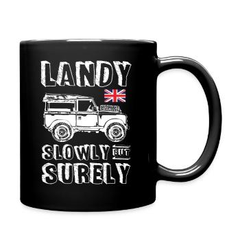 Landy lentement mais sûrement - Mug uni - noir - Droite