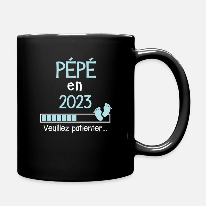 Pépé en 2023 Cadeau Futur Papy - Mug uni - noir