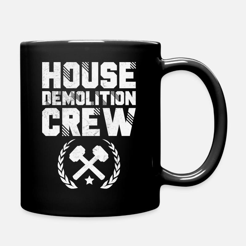 Démolition Machine Construction Véhicule Maison - Mug uni - noir