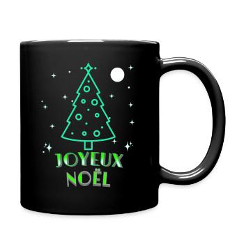 FROHE WEIHNACHTEN - Tasse einfarbig - Schwarz - Rechts