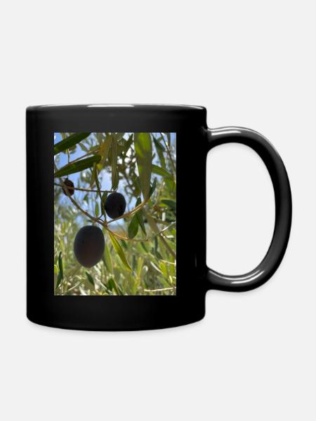 Olive - Tasse einfarbig - Schwarz