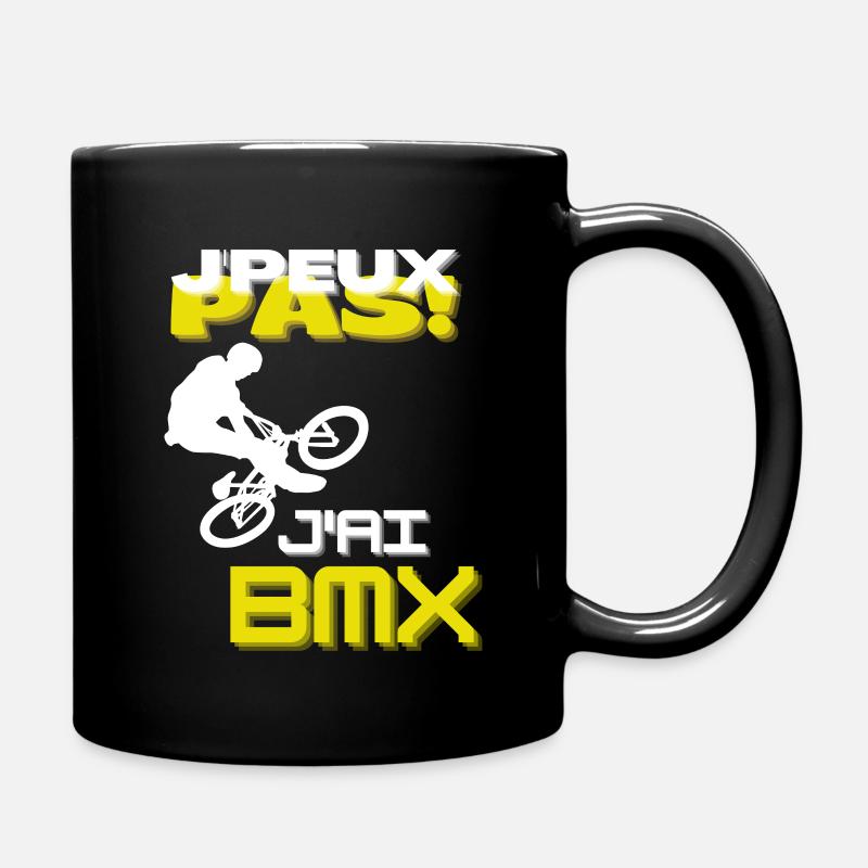 J'peux pas j'ai BMX - Mug uni - noir