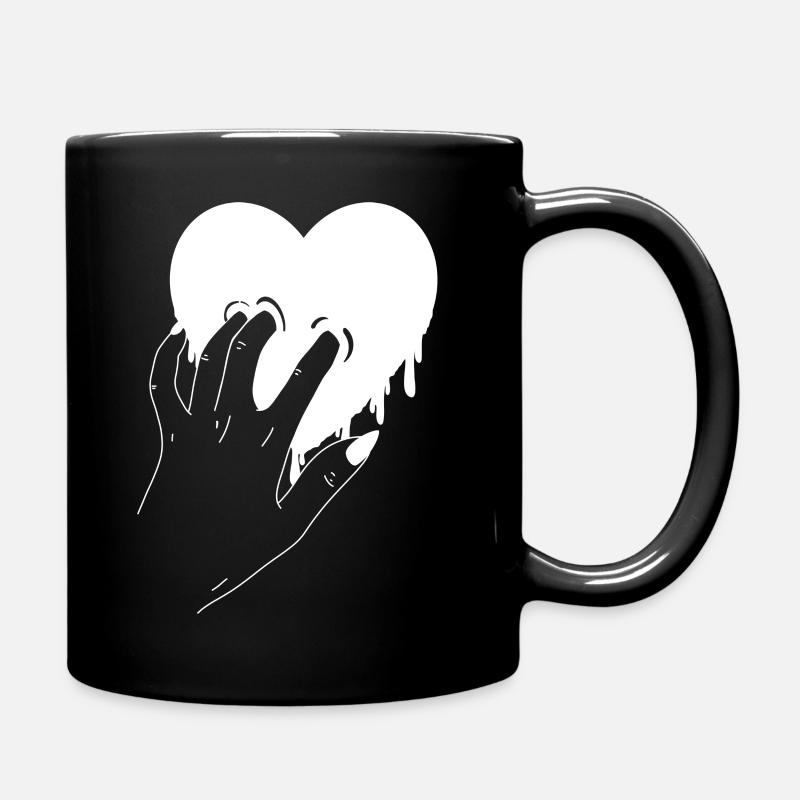 Heartbreak - Full Colour Mug - black