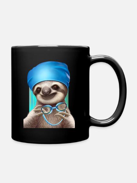 FAULTIER UND SCHUTZBRILLE - Tasse einfarbig - Schwarz