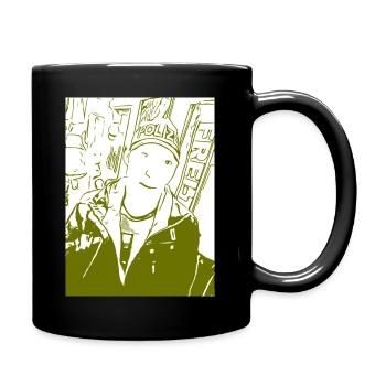 Offi - Tasse einfarbig - Schwarz - Rechts