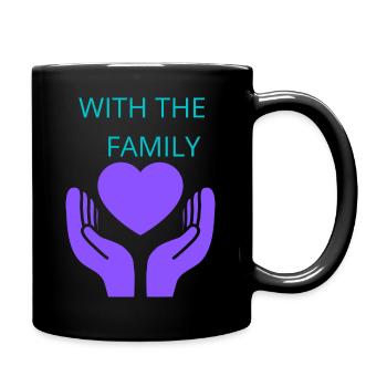 with the family ,family reunion - Full Colour Mug - black - Right