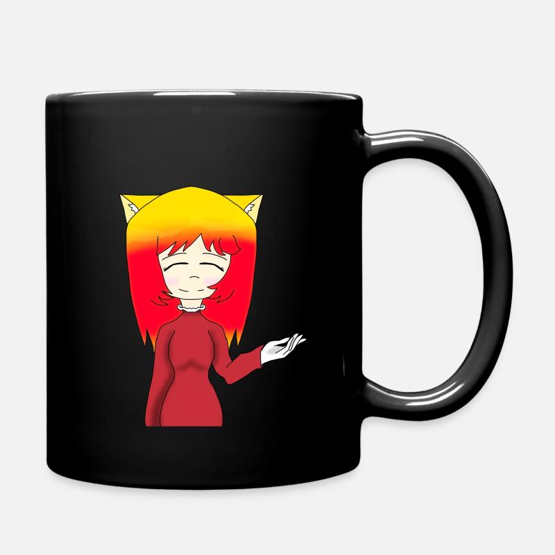 Nina The Fox - Tasse einfarbig - Schwarz