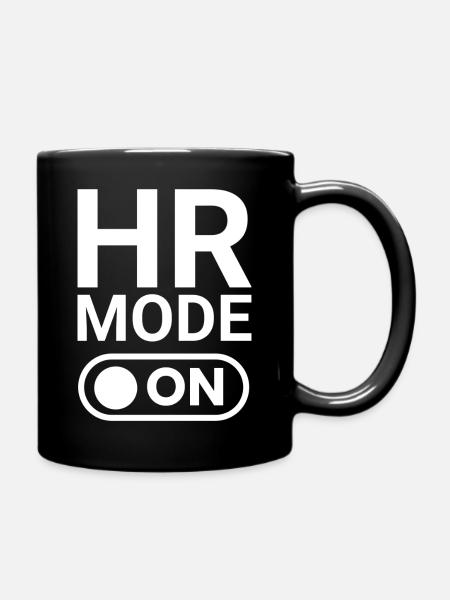 HR Mode ON - Full Colour Mug - black