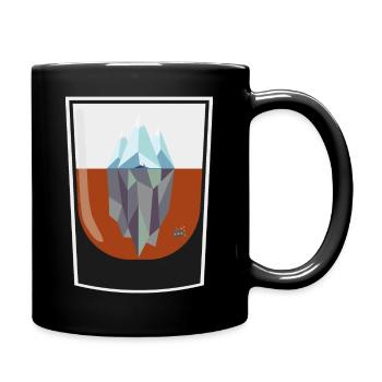 Stiff Drink on the Rocks with Submarine - Tasse einfarbig - Schwarz - Rechts