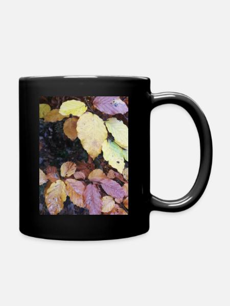 Naturkonfetti - Tasse einfarbig - Schwarz