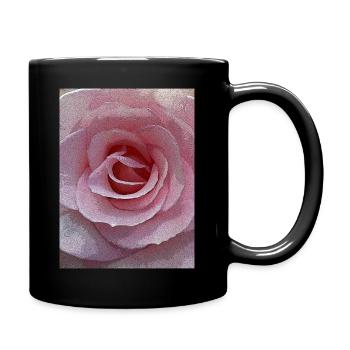 Rose - Mug uni - noir - Droite