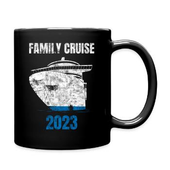 Croisière en famille 2023 Croisière familiale de vacances - Mug uni - noir - Droite
