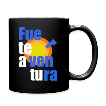 Fuerteventura Travel Outfit - Full Colour Mug - black - Right