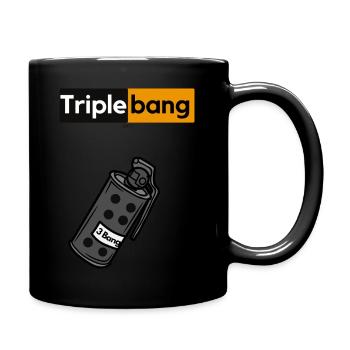 Triple Bang - Tasse einfarbig - Schwarz - Rechts