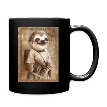 SLOTH-SCHÜLER - Tasse einfarbig - Schwarz - Rechts