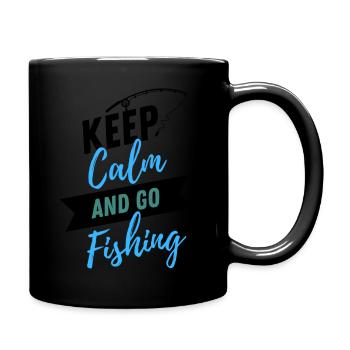 Keep Calm - Full Colour Mug - black - Right