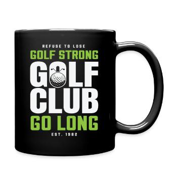 Golf 03 - Full Colour Mug - black - Right